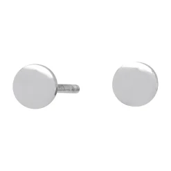 NORDAHL JEWELLERY ØRERINGE STIK SØLV RUND PLADE 4 MM - 325 500