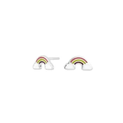 NORDAHL JEWELLERY ØRERINGE REGNBUE MED EMALJE SØLV - 30251510900
