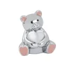 NORDAHL KROM SPAREBØSSE BAMSE MED LYSERØD ØRE - 92015286288