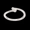 SCROUPELS SØLV RING PIGE MED STEN - 726882