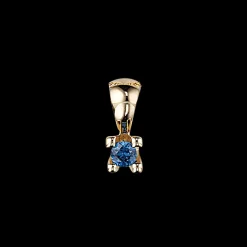 SCROUPLES 14 KARAT GULD VEDHÆNG MED SAFIR - 204115