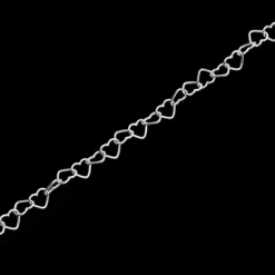 SCROUPLES ARMBÅND SØLV MED HJERTER - 609672