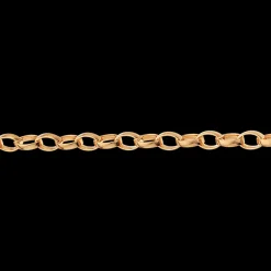 SCROUPLES SØLV FORGYLDT ARMBÅND OVAL - 611062