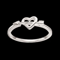 SCROUPLES SØLV PIGERING AMOR HJERTE - 726302