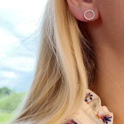 SCROUPLES SOHO ØRERINGE MED ZIRKONIA - 157062