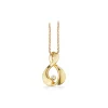 SCROUPLES VEDHÆNG 8 KARAT GULD MED ZIRKON - 214273