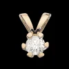SCROUPLES VIDA VEDHÆNG 8 KARAT GULD MED 0,15 KARAT DIAMANT - 2813,15