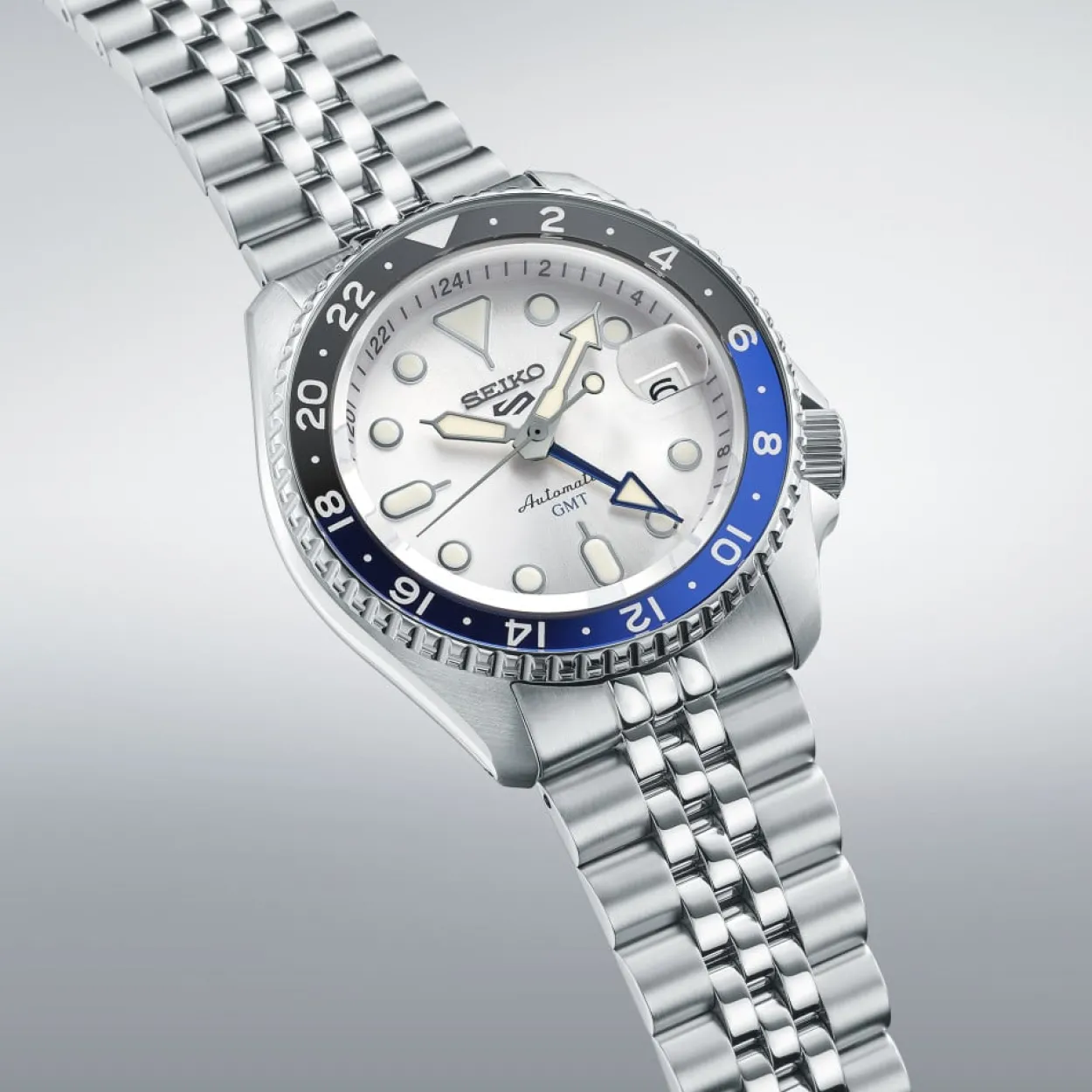 SEIKO 5 SPORTS GMT AUTOMATIK UR HERRE - SSK033K1