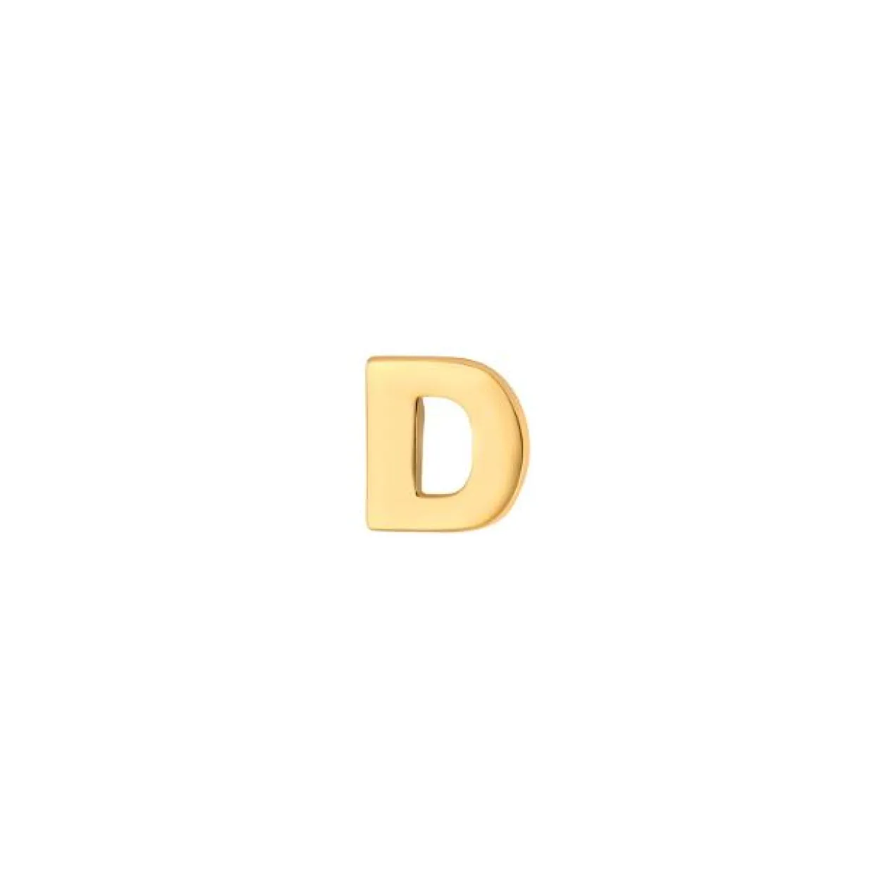 SIERSBØL ØRERING 14 KARAT GULD 1 STK BOGSTAV D - 3083187050D