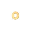 SIERSBØL ØRERING 14 KARATS GULD 1 STK BOGSTAV O - 3083187050O