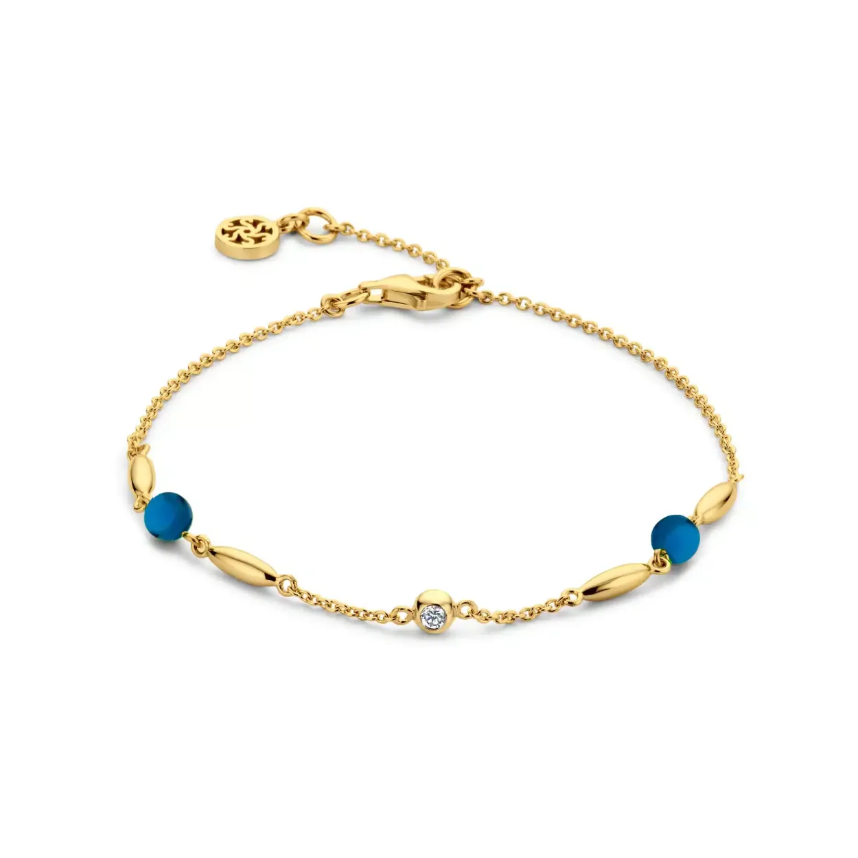 SPIRIT ICONS ARMBÅND CORNELIA SØLV FORGYLDT - 20492