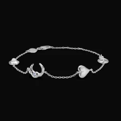 STUDIO Z CASCADE ARMBÅND SØLV MED STEN OG PERLE - 7157875