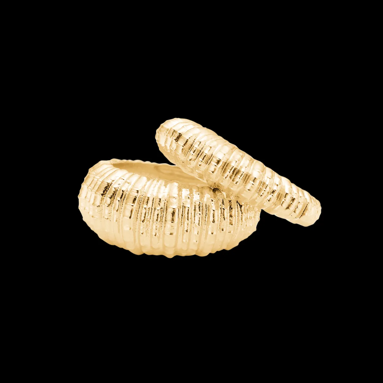 STUDIO Z SEASHELL SECRETS SØLV FORGYLDT RING -7240908