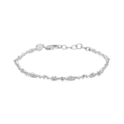 STUDIO Z SILICA ARMBÅND SØLV MED ZIRKONIA - 8157805