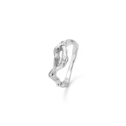 STUDIO Z TANGLED RING SØLV MED ZIRKONIA - 7147804