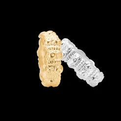 STUDIO Z URCHIN ELEGANCE SØLV FORGYLDT RING - 7240915