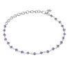 SUSANNE FRIIS BJØRNER ARMBÅND SØLV AMETYST - 1433-1-118