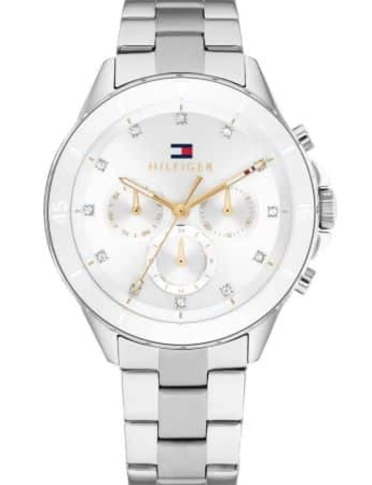 TOMMY HILFIGER MELLIE DAME UR STÅL MED LÆNKE - 1782707