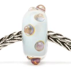 TROLLBEADS BLÅ MÅNESTEN GLAS KUGLE - TGLBE-10140