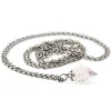 TROLLBEADS FANTASIKÆDE MED ROSAKVARTS 80CM - TAGFA-00077