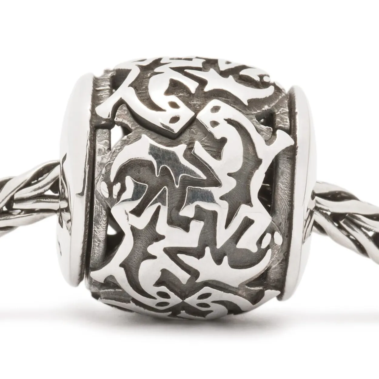 TROLLBEADS FIRBEN SØLV KUGLE - TAGBE-60001