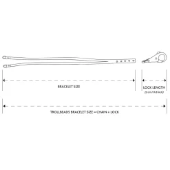 TROLLBEADS LÆDER ARMBÅND SORT 36CM – TLEBR-00001