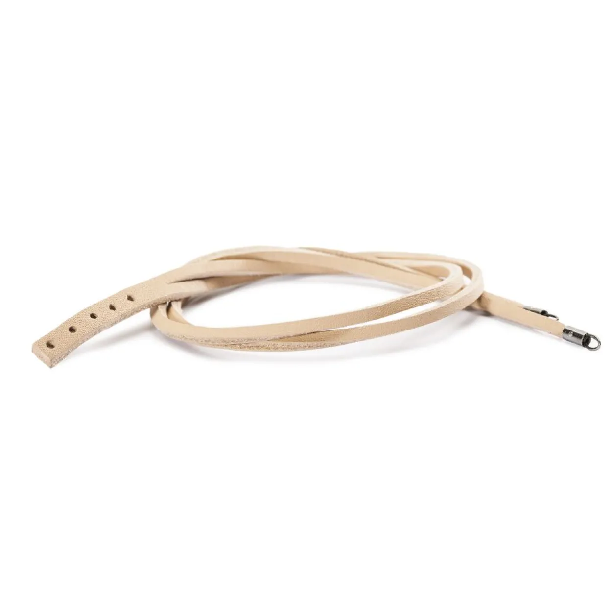 TROLLBEADS LÆDERARMBÅND BEIGE 36CM - TLEBR-00010
