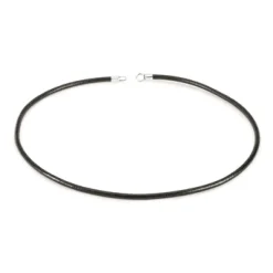 TROLLBEADS LÆDERKÆDE SORT U/LÅS 42 CM - TLENE-00003