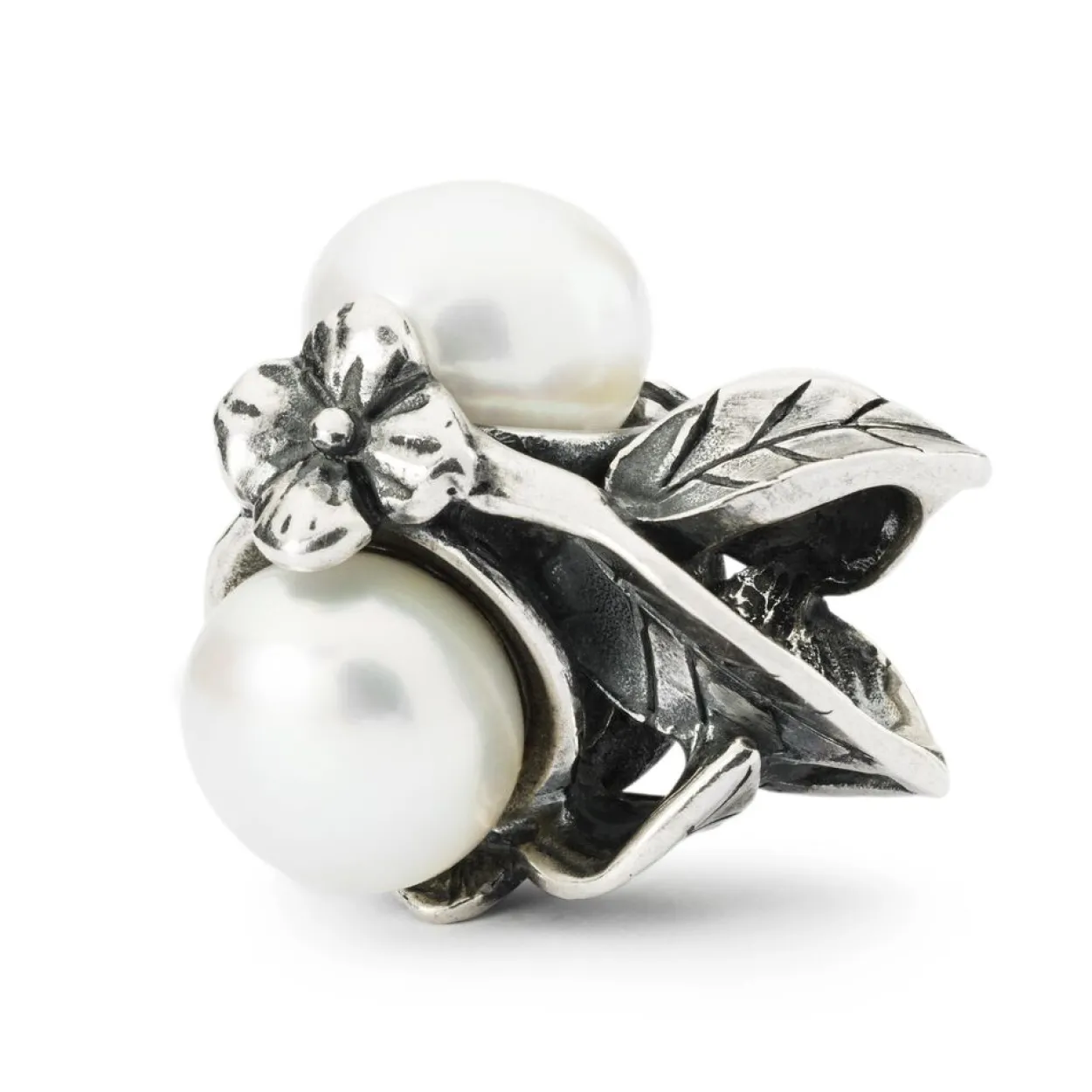 TROLLBEADS 'STILLE SKØNHED' SØLV LED MED PERLER - TAGBE-00287