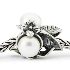 TROLLBEADS 'STILLE SKØNHED' SØLV LED MED PERLER - TAGBE-00287